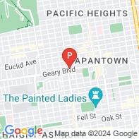 View Map of 2186 Geary Boulevard,San Francisco,CA,94115